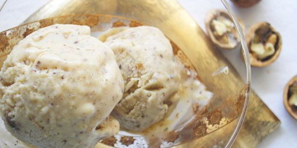 Рецепт ореховое мороженое с корицей