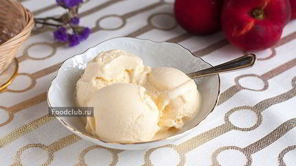 Персиковое мороженое