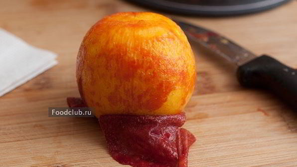 персиковое мороженое