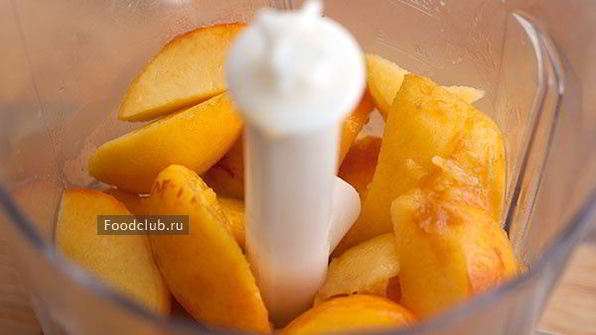 персиковое мороженое
