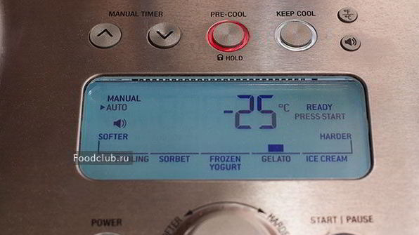 персиковое мороженое