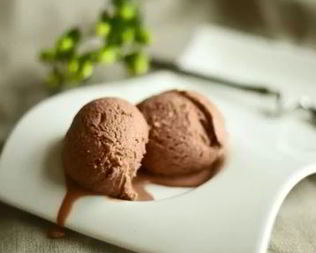 Шоколадное домашнее мороженое