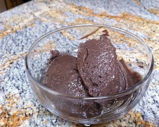 Шоколадное мороженое c авокадо