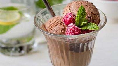 Шоколадное мороженое