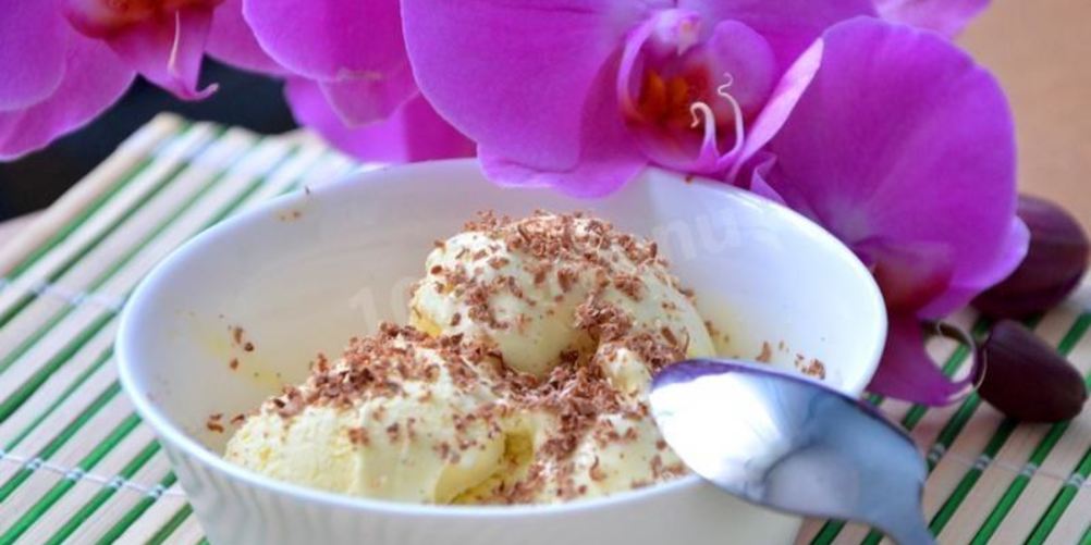 Рецепт сливочное мороженое из сливок