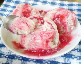 Сыроедческое банановое мороженое