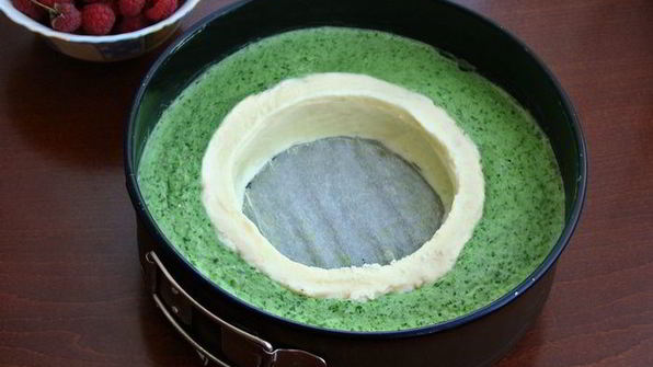 торт-мороженое арбуз