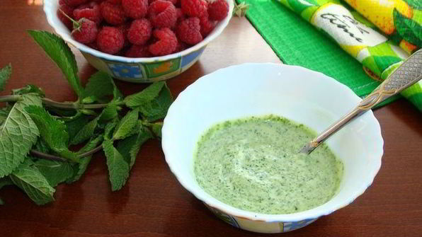 торт-мороженое арбуз