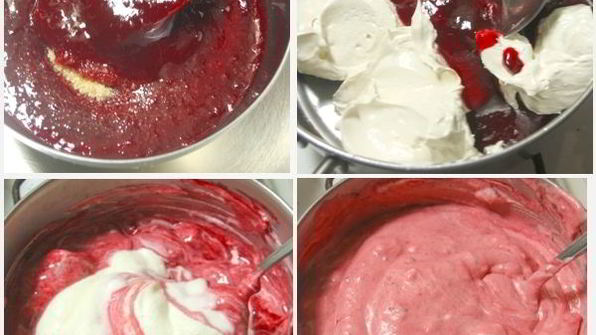 торт-мороженое розовые грезы