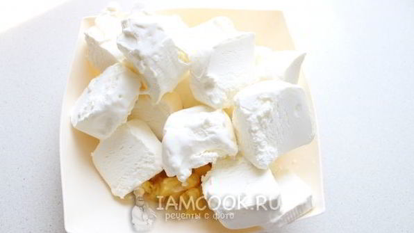 торт-мороженое с ананасом