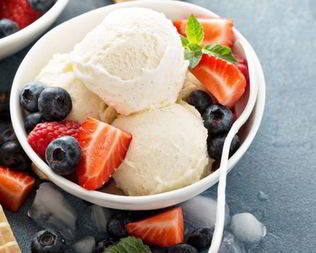 Ванильное мороженое