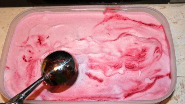 ягодное мороженое вкус лета