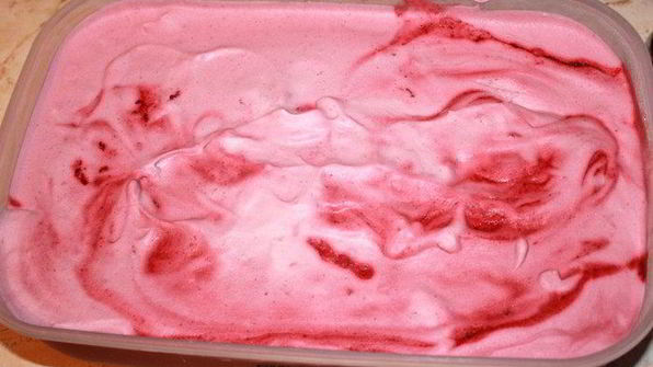 ягодное мороженое вкус лета