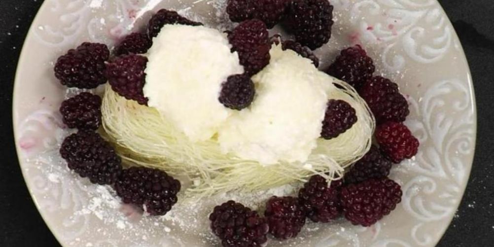 Рецепт жареное мороженое с фунчозой