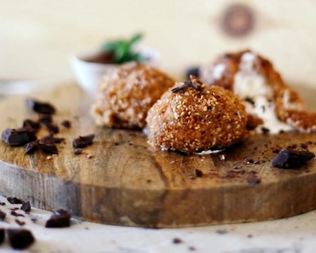 Жареное мороженое