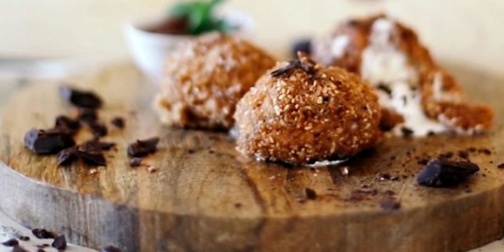 Рецепт жареное мороженое