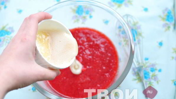клубничный мусс