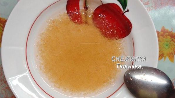 клюквенный мусс-зефир на манной крупе