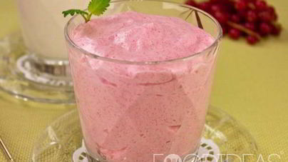 Клюквенный мусс