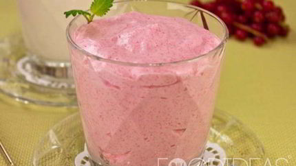 Клюквенный мусс