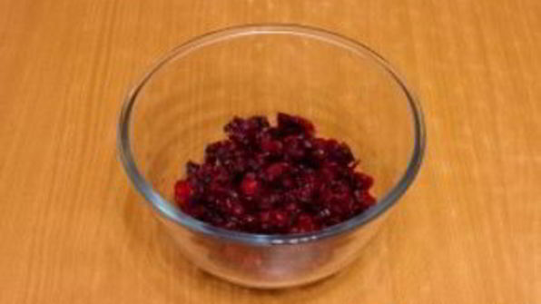 клюквенный мусс