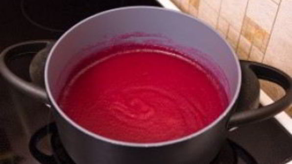 клюквенный мусс