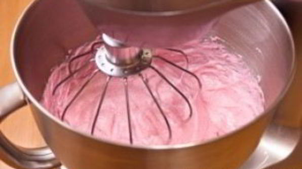 клюквенный мусс