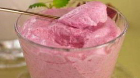 клюквенный мусс