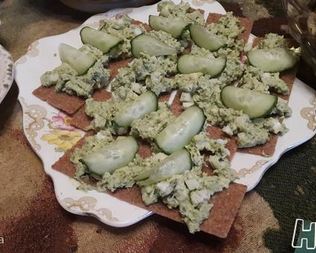 Криспы с муссом из молок