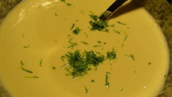 лимонно-лаймовый мусс с маскарпоне