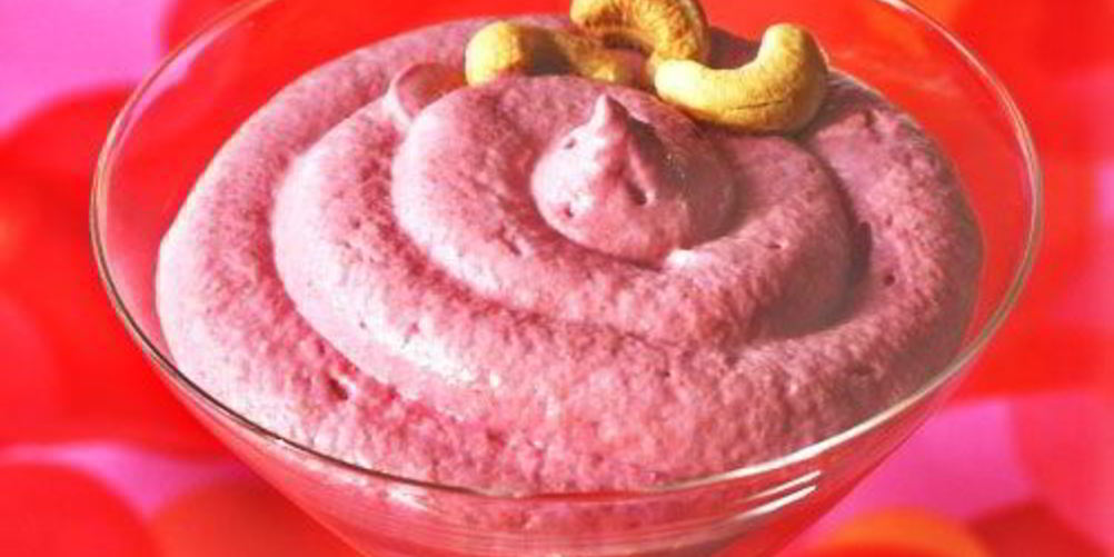 Рецепт малиновый мусс