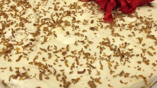 мусс из белого шоколада с персиками