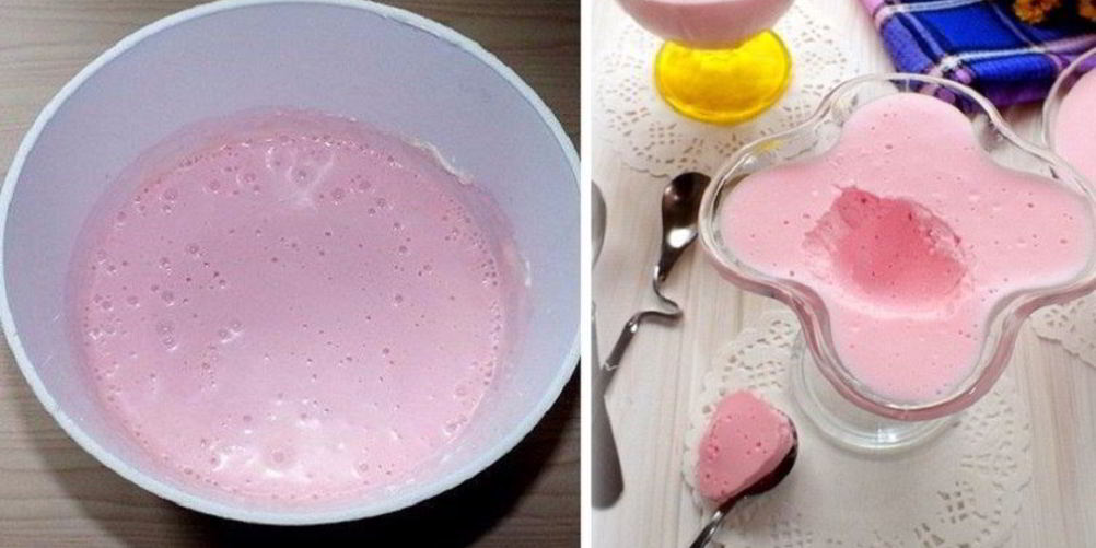 Рецепт мусс из киселя