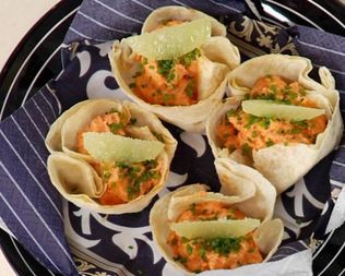 Мусс из копченой семги