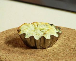 Мусс из козьего сыра и цукини