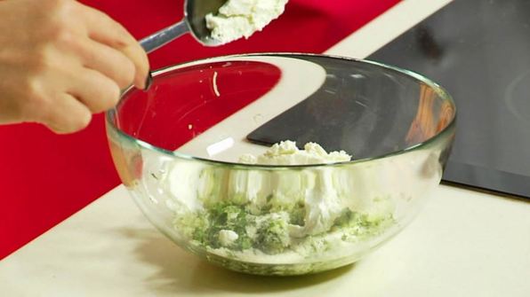 мусс из козьего сыра и цукини