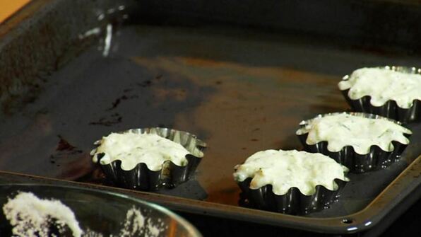 мусс из козьего сыра и цукини