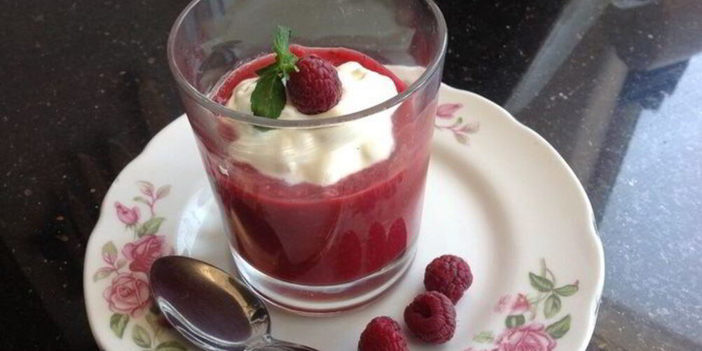 Рецепт мусс из свежей малины