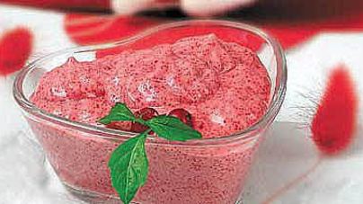 Мусс клюквенный