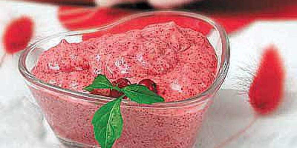 Рецепт мусс клюквенный