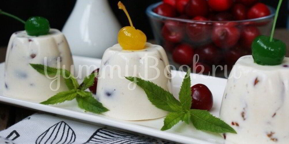 Рецепт мусс творожный с черешней