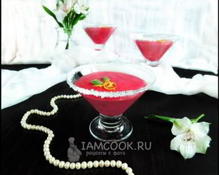 Постный мусс с вишней