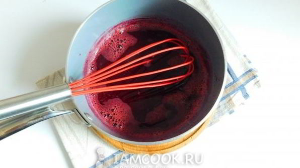 постный мусс с вишней