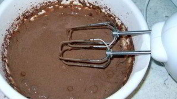 рождественская звезда с шоколадным муссом