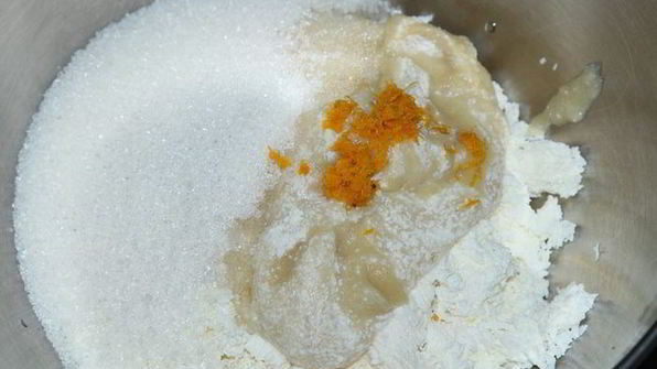 творожно-яблочный мусс с апельсиновым желе