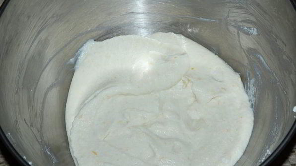 творожно-яблочный мусс с апельсиновым желе