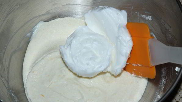 творожно-яблочный мусс с апельсиновым желе