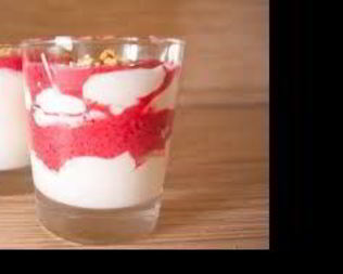 Творожно-ягодный мусс