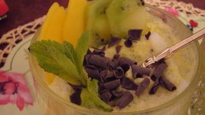 Творожный мусс с желатином