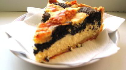 Немецкий десерт Mohn-Quarkkuchen